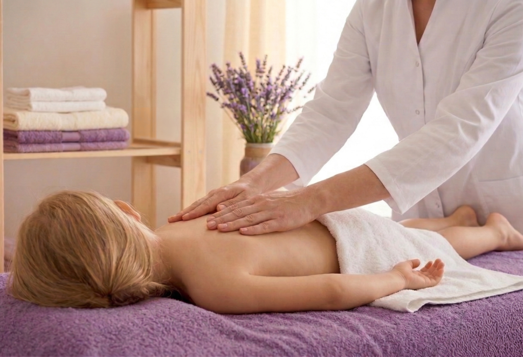 Kindermassage voor ontspanning bij Praktijk MaVie Kaatsheuvel